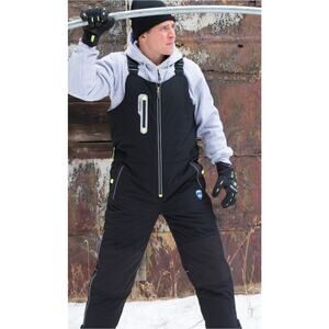 Refrigiwear extreme Softshell bib overalls 0795R black, 3XL -60 F rating Utility